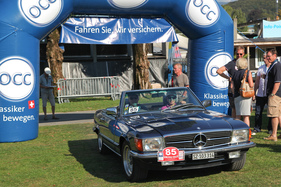 Mercedes-Benz 500 SL W107 (1982) - an der OCC Jungfrau-Rallye 2016