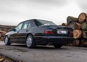 Mercedes-Benz 500E W124 with KW V3 classic suspension