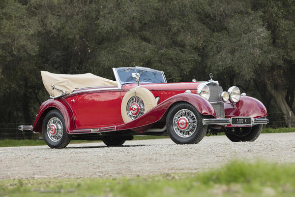 Mercedes-Benz 500k Cabriolet C (1935) - als Lot 277 angeboten an der Bonhams Versteigerung am Goodwood Festival of Speed am 24. Juni 2016