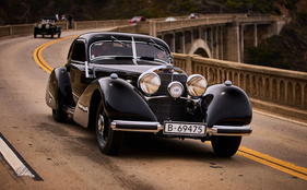 Mercedes-Benz 540 K „Autobahnkurier“ von 1938 auf der Pebble Beach Tour d'Elégance Mercedes-Benz 540 K „Autobahnkurier“ von 1938 auf der Pebble Beach Tour d'Elégance