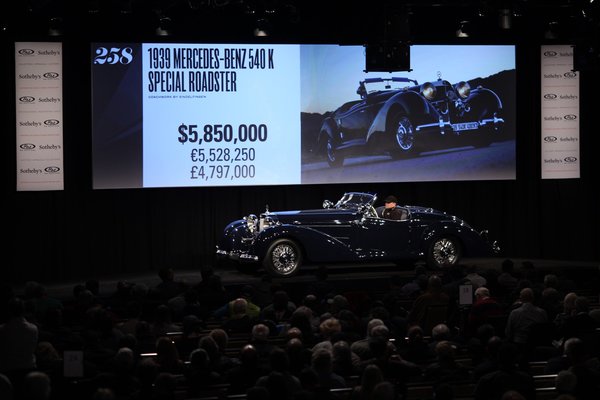 Mercedes-Benz 540 K Special Roadster (1939) - für USD 6,6 Millionen verkauft - RM/Sotheby's Arizona 2017