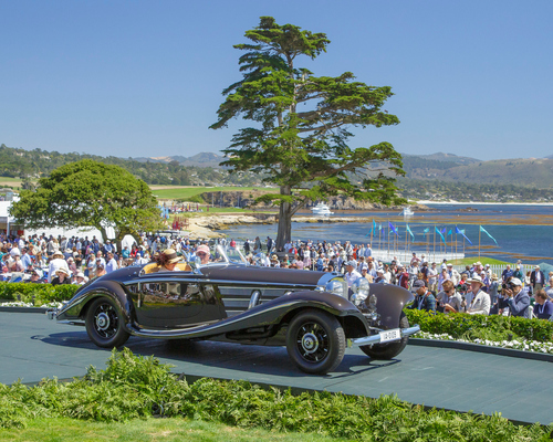 Mercedes-Benz 540K Special Roadster (1936) - 2. Rang in der Klasse I beim Pebble Beach Concours d'Elegance 2024