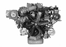 Mercedes-Benz 600 (1963) - Stirnansicht des mächtigen V8-Motors