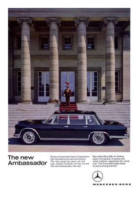 Mercedes-Benz 600 (1963) - Werbung - der neue Botschafter …