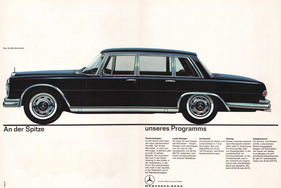Mercedes-Benz 600 (1964) - Werbung mit 600er im Profil Mercedes-Benz 600 (1964) - Werbung mit 600er im Profil
