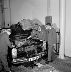 Mercedes-Benz 600 (1965) - Pullman-Landaulet beim Einweisungskurs für Käufer und Chauffeure