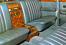 Bild: Mercedes-Benz 600 (1965) - Rücksitze der Pullman-Limousine mit sechs Türen