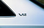 Mercedes-Benz 600 SEC (1992) - Der V12-Schriftzug weist auf das Spitzenmodell hin