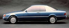 Mercedes-Benz 600 SEC (1992) - Modell mit den bekannten Mercedes-Gulli-Felgen