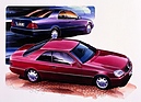Mercedes-Benz 600 SEC (1992) - bereits seriennahe Designzeichnung