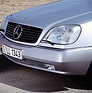 Mercedes-Benz 600 SEC (1992) - die Scheinwerferabdeckungen sind grösser als sie aufgrund der Leuchtkörpergrösse sein müssten