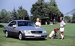 Mercedes-Benz 600 SEC (1992) - gerne auf dem Golfplatz präsentiert
