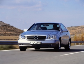 Mercedes-Benz 600 SEC (1992) - in der Farbe "Brillantsilber"