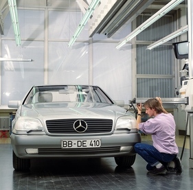 Mercedes-Benz 600 SEC (1992) - seriennahe 1-zu-1-Visualisierung