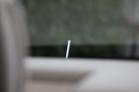 Mercedes-Benz 600 SEC (1993) - Peilstäbe aus Sicht des Fahrers