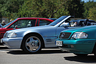 Mercedes-Benz 600 SL V12 - die R129 waren gut vertreten - am 2. TCS Youngtimer und Classictreffen in Pratteln im Jahr 2016