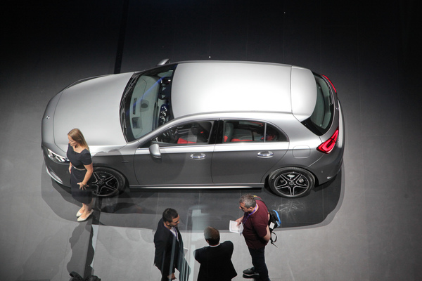 Mercedes-Benz A Klasse (2019) - es gibt immer konventionelle Autos, aber meistens sind sie doch ein wenig elektrisch - IAA in Frankfurt 2019