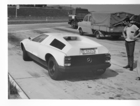 Mercedes-Benz C 101 - Heck