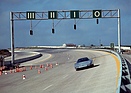 Mercedes-Benz C 111/III Rekordwagen (1969) - bei Versuchs- und Rekordfahrten auf der Rundstrecke in Nardo im April 1978