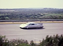 Mercedes-Benz C 111/III Rekordwagen (1969) - bei Versuchs- und Rekordfahrten auf der Rundstrecke von Nardi im April 1978