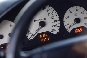 Mercedes-Benz C 43 AMG (1999) - Tacho bis 280 km/h, serienmässig aber auf 250 km/h begrenzt, mehr kostete Aufpreis