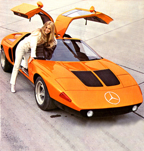 Mercedes Benz C111 (1970) - die Version C111/II attraktiv präsentiert
