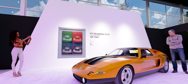 Bild: Mercedes-Benz C111 im neuen Classic Center in Long Beach