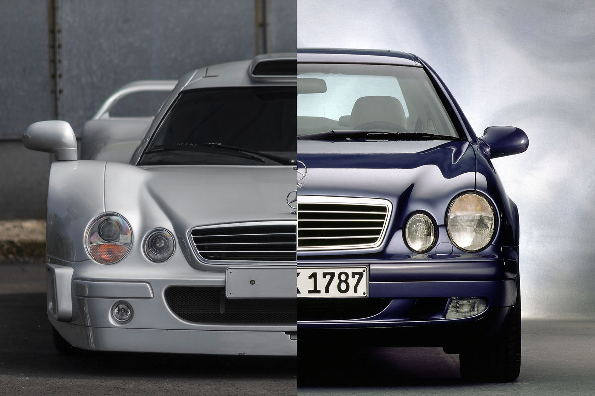 Mercedes-Benz CLK GTR (1998) - im Vergleich CLK (1997) und CLK GTR