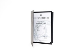 Mercedes-Benz Classic 1986–2010 Certificate of Origin, Front Side