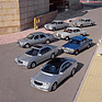 Image: Mercedes-Benz E 320 (2002) - together with its ancestors