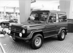 Mercedes-Benz G (1980) - von Introzzi zum schusssicheren Fahrzeug umgestaltet - Genfer Autosalon 1980