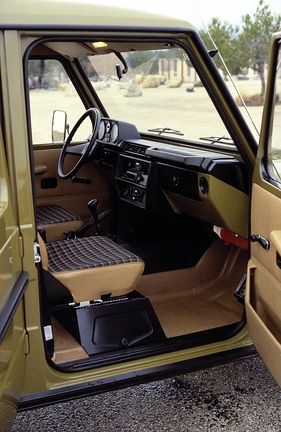 Mercedes-Benz G (1981) - Baureihe 460, Innenraum