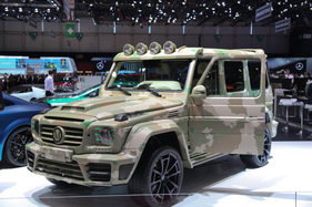 Mercedes-Benz G - Mansory-Variante in Tarnfarben - auf dem Genfer Automobilsalon 2015