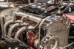 Mercedes-Benz Kompressor (1929) - schöne Auspuffrohre - Rétromobile Paris 2017