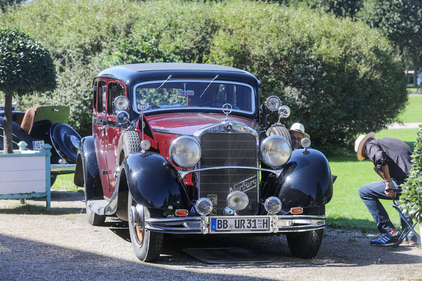 Mercedes-Benz Nürburg 500 Pullman (1936) - einer von 3842 Exemplaren der Serie K und N - 19. ASC Classic-Gala Schwetzingen 2023