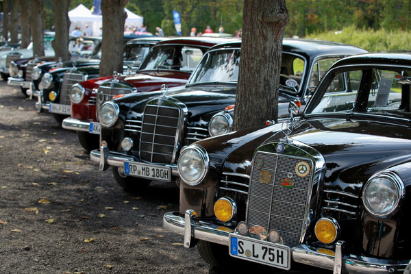 Mercedes-Benz Ponton series - in rank and file - Classic Gala Schwetzingen 2020