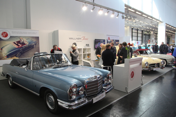 Mercedes-Benz-Pracht bei Wallner Classic - Retro Classics Bavaria 2017 in Nürnberg