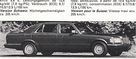Mercedes-Benz S 2,8-L-6-Zyl.  - 156  PS (DIN) 1 Vierfachvergaser