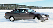 Image: Mercedes-Benz S-Class Coupé (1994) - at the presentation of the ESP in Sweden.