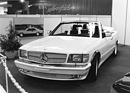 Mercedes-Benz SGS Convertible (1982) - am Genfer Automobilsalon von 1982 - der Veredler SGS hat das elegante Coupé geöffnet