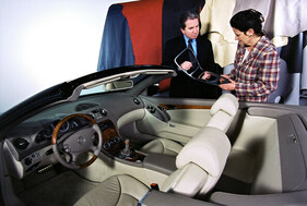 Mercedes-Benz SL 500 (2001) - Arbeit am interieur