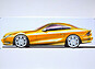 Mercedes-Benz SL 500 (2001) - Designskizze, schon nahe am finalen Entwurf (© Daimler AG, 2001) Mercedes-Benz SL 500 (2001) - Designskizze, schon nahe am finalen Entwurf (© Daimler AG, 2001)