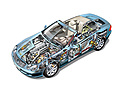 Mercedes-Benz SL 500 (2001) - Durchsichtszeichnung des R230