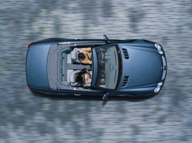 Mercedes-Benz SL 500 (2001) - R230 in Fahrt von oben