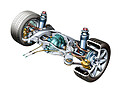 Bild: Mercedes-Benz SL 500 (2001) - Raumlenker-Hinterachse des R230