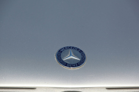 Mercedes-Benz SL 55 AMG (2002) - Mercedes-Zeichen auf der Motorhaube