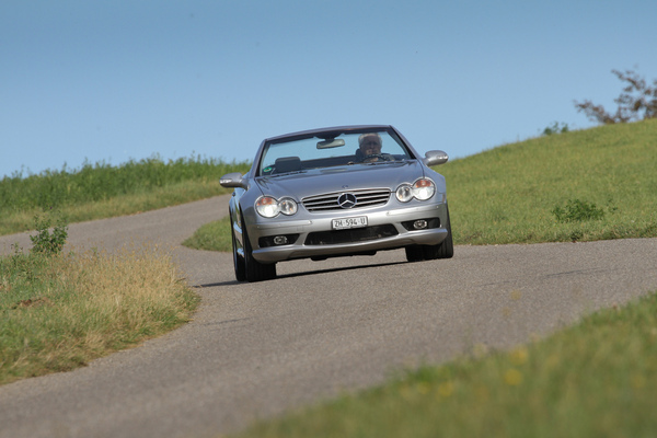 Mercedes-Benz SL 55 AMG (2002) - das Vieraugengesicht in neuer Darstellung