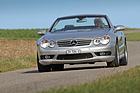 Mercedes-Benz SL 55 AMG (2002) - die AMG-Versionen unterschieden sich optisch vor allem unter dem Kühlergrill von den langsameren Modellen