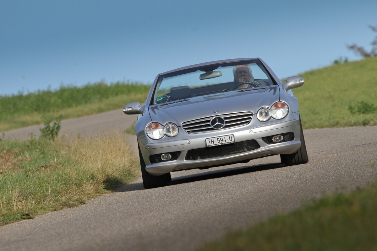 Mercedes-Benz SL 55 AMG (2002) - wankt nicht in Kurven