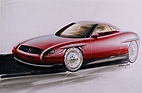 Mercedes-Benz SLK (1994) - Designentwicklung, hier sind noch Elemente vom 190 SL zu sehen